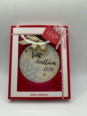 NWT Lenox “Our First Christmas 2020” Ornament